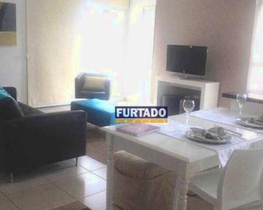 Apartamento com 1 dormitório para alugar, 70 m² - Jardim - Santo André/SP