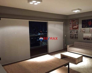 Apartamento com 1 dormitório para alugar, 84 m² - Brooklin - São Paulo/SP