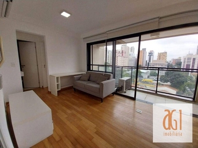 Apartamento com 1 dormitório, sendo suíte, para alugar, 35 m² por R$ 4.725/mês - Vila Mada