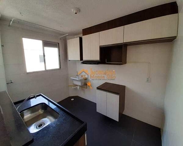Apartamento com 2 dormitórios para alugar, 44 m² por R$ 1.190,00/mês - Água Chata - Guarul