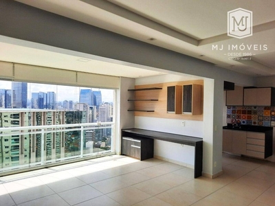 Apartamento com 2 dormitórios para alugar, 84 m² por R$ 9.509,00/mês - Brooklin - São Paul