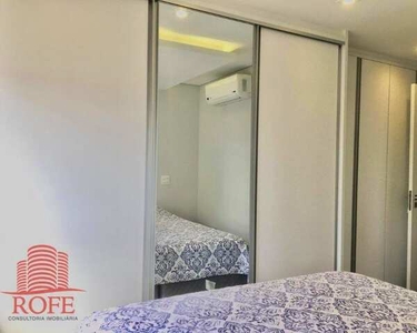 Apartamento com 2 dormitórios para locação no Brooklin, 68 m² por R$ 7.365 o pacote/mês. T