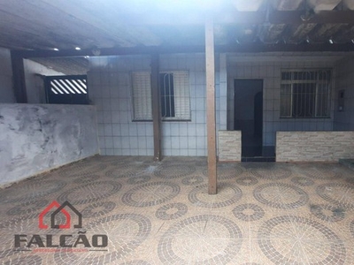 Casa com 2 dormitórios para alugar, 100 m² por R$ 1.500,00/mês - Santa Maria - Santos/SP