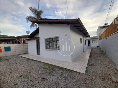 Casa com 7 dormitórios (7 kitnets) à venda, 200 m² por R$ 447.000 - Rio Caveiras - Biguaçu