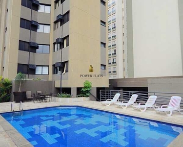 Flat para aluguel possui 30 metros quadrados com 1 quarto em Brooklin Paulista - São Paulo