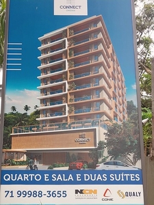 Lancamento Apartamentos novos 43 e 68 m2 com 1 e 2 quarto na Rua do ISBA em Ondina - Salv