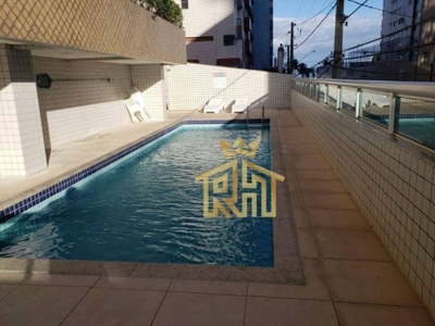 Apartamento com 2 dormitórios à venda, 112 m² por r$ 690.000,00 - vila guilhermina - praia grande/sp