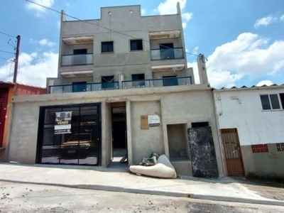 Apartamento sem condomínio para venda em santo andré, parque novo oratório, 2 dormitórios, 1 suíte, 2 banheiros, 1 vaga