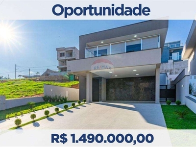 Casa à venda em itupeva - residencial ibi aram 2 - 233,76 m² - 4 quartos sendo 4 suítes - 1.490.000,00