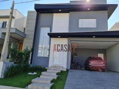 Casa com 4 dormitórios à venda, 297 m² - condomínio portal da primavera - sorocaba/sp