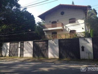 Casa com 4 dormitórios para alugar, 380 m² por r$ 14.336,42/mês - interlagos - são paulo/sp