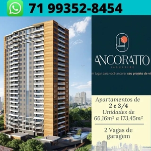 ANCORATTO JAGUARIBE APARTAMENTOS 2 OU 3/4 66 a 173 m2 LAZER COMPLETO EM JAGUARIBE