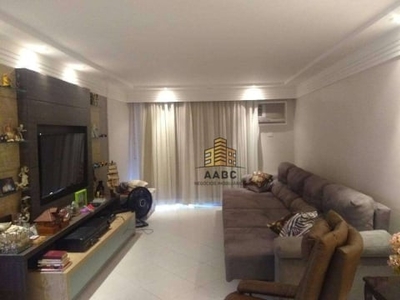 Apartamento com 3 dormitórios à venda, 160 m² por r$ 750.000,00 - canto do forte - praia grande/sp