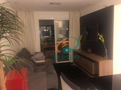 Apartamento com 3 dormitórios à venda, 75 m² por r$ 680.000,00 - vila augusta - guarulhos/sp