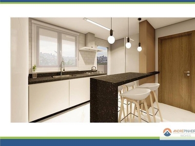 Apartamento com área privativa 2 quartos sendo 01 com suite à venda, 54 m² por R$ 359.000