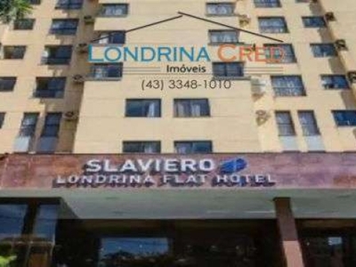 Apartamento flat com 1 quarto no slaviero flat hotel - bairro centro em londrina