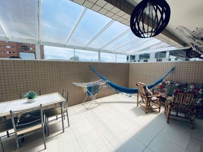 Apartamento garden com 1 dormitório à venda, 60 m² por r$ 295.000,00 - ocian - praia grande/sp
