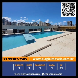 Apartamento para venda tem 31 metros quadrados com 1 quarto em Boca do Rio - Salvador - BA