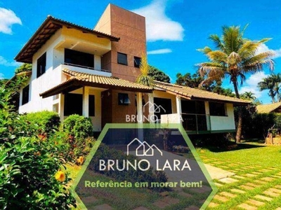 Casa com 3 dormitórios à venda, 260 m² por r$ 1.350.000,00 - condomínio fazenda solar - igarapé/mg