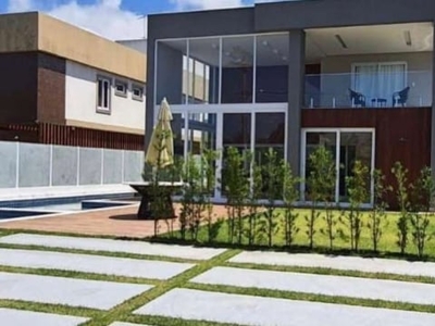 Casa com 6 dormitórios, 390 m² - venda por r$ 2.800.000 ou aluguel por r$ 40.000/10 dias- guarajuba - camaçari/ba