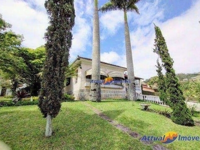 Casa com 6 dormitórios à venda, 274 m² por r$ 795.000,00 - araras - teresópolis/rj