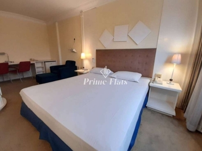 Flat à venda no bristol international airport hotel guarulhos, com 26m², 1 dormitório e 1 vaga