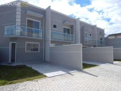 Sobrado à venda, 65 m² por r$ 320.000,00 - alto boqueirão - curitiba/pr