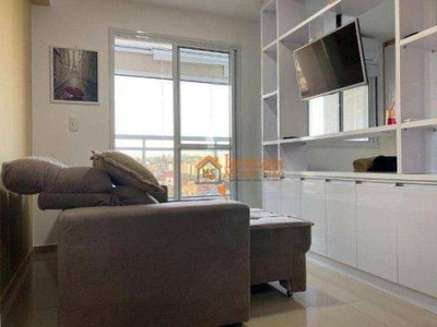 Studio com 1 dormitório à venda, 37 m² por r$ 355.000,00 - centro - guarulhos/sp