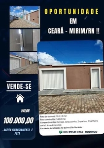 Vendo Casa em Ceará-Mirim /RN