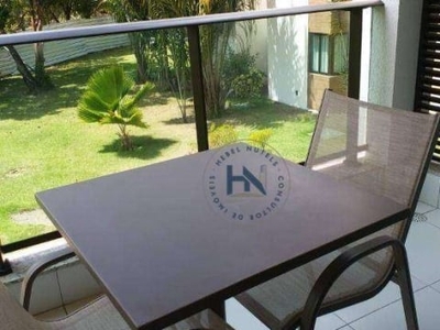 Apartamento com 1 dormitório à venda, 46 m² por r$ 200.000,00 - zona rural - barra de são miguel/al