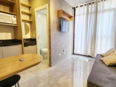 Apartamento com 1 dormitório para alugar, 21 m² por r$ 2.240,00/mês - mossunguê - curitiba/pr