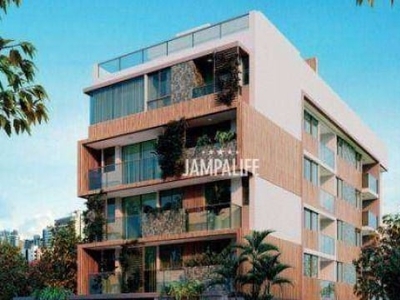 Apartamento com 2 dormitórios à venda, 55 m² por r$ 330.000,00 - intermares - cabedelo/pb