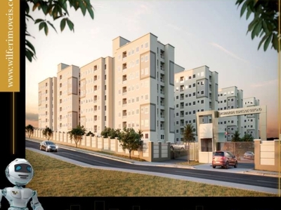 Apartamento com 2 quartos à venda na rua manoel valdomiro de macedo, cidade industrial, curitiba, 44 m2 por r$ 257.000