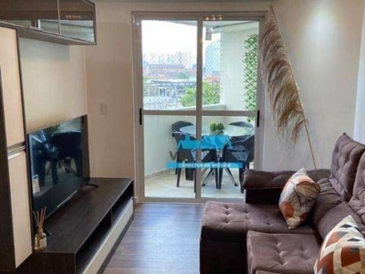 Apartamento com 3 dormitórios à venda, 71 m² por r$ 485.000,00 - parque jaçatuba - santo andré/sp