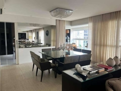 Apartamento com 3 dormitórios para alugar, 210 m² por r$ 45.000,00/mês - vila olímpia - são paulo/sp