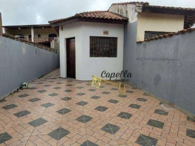 Casa com 2 dormitórios para alugar, 70 m² por r$ 1.100/mês - jardim das palmeiras - itanhaém/sp