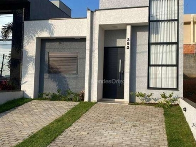 Casa com 3 dormitórios para alugar, 102 m² por r$ 4.000,02/mês - condomínio residencial villaggio ipanema i - sorocaba/sp