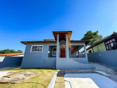 Casa com 3 dormitórios para alugar, 120 m² por r$ 3.500,00/mês - balneário das conchas - são pedro da aldeia/rj