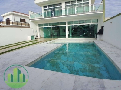 Casa com 3 dormitórios para alugar, 390 m² por r$ 5.750,00/mês - terras de são josé - são joão da boa vista/sp