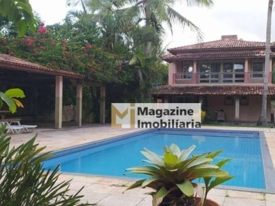 Casa com 4 dormitórios à venda, 361 m² por r$ 1.450.000,00 - coroa vermelha - santa cruz cabrália/ba