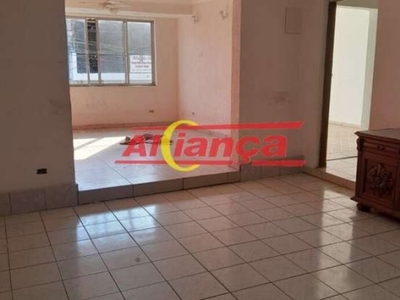 Casa para alugar com 03 quartos, 02 vagas, 100m² - vila flórida - guarulhos/sp