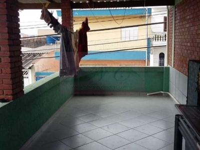 Casa para venda em santo andré, jardim do estádio, 2 dormitórios, 2 banheiros, 3 vagas