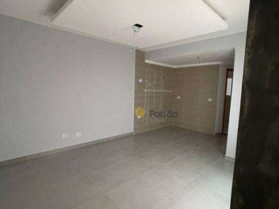 Cobertura com 2 dormitórios à venda, 87 m² por r$ 430.000,00 - vila scarpelli - santo andré/sp