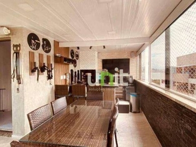 Cobertura com 3 dormitórios à venda, 140 m² por r$ 1.050.000,00 - gragoatá - niterói/rj