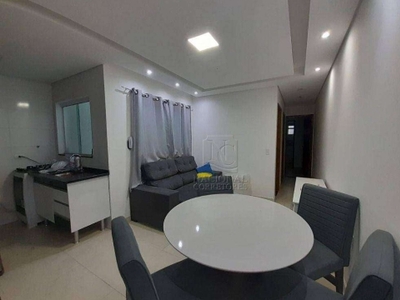 Cobertura para alugar, 100 m² por r$ 2.672,00/mês - parque oratório - santo andré/sp