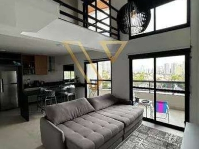 Este loft duplex de 78m² apresenta um design moderno e contemporâneo, oferecendo um estilo de vida verdadeiramente diferenciado.