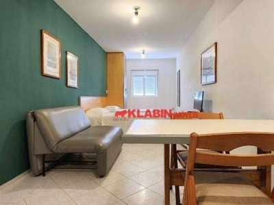 Flat com 1 dormitório à venda, 30 m² por r$ 330.000,00 - vila clementino - são paulo/sp