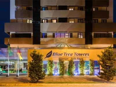Flat com serviços exclusivos no blue tree towers millenium porto alegre hotel!