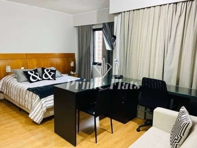 Flat disponível para locação no hotel slaviero essential são paulo moema, com 26m², 1 dormitório e 1 vaga de garagem