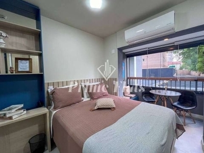Flat disponível para locação no uwin brooklin, com 25m² e 1 dormitório